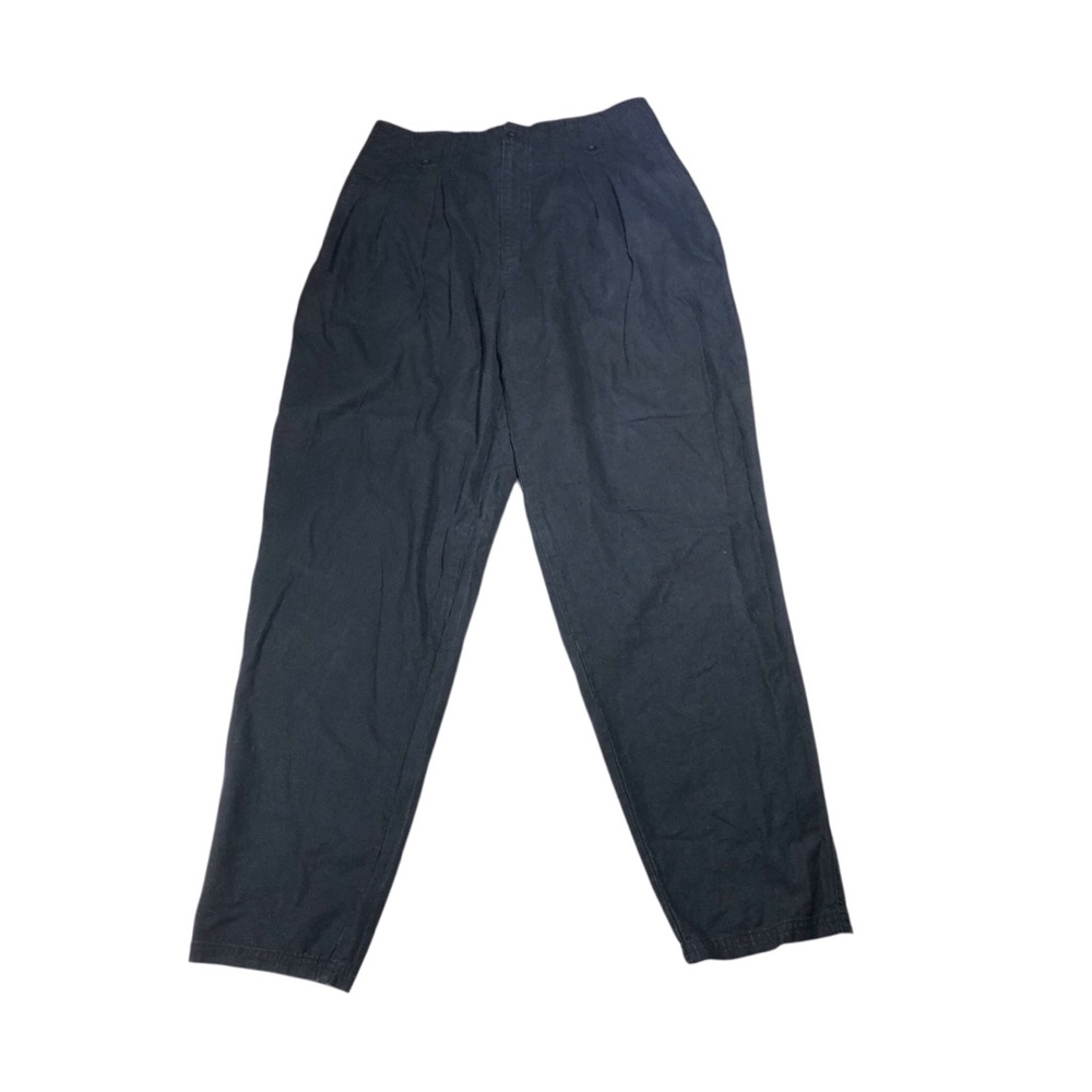 Vintage 80’s Bugle Boy Black Pants Size 34